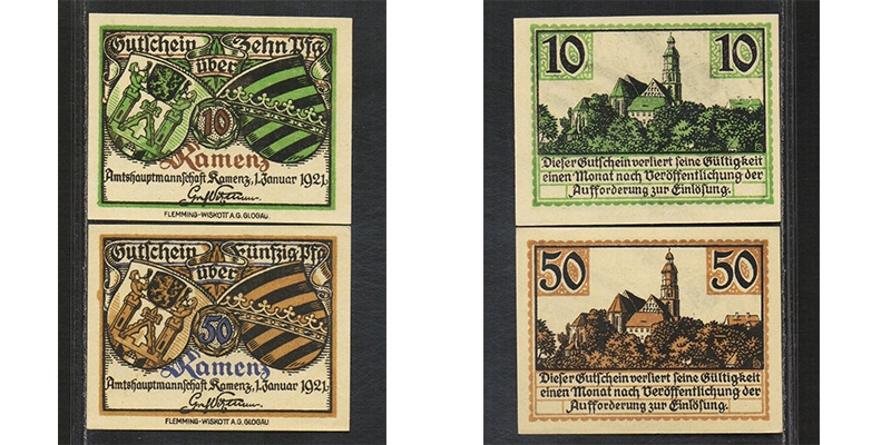 Sachsen Notgeld Kamenz 1921