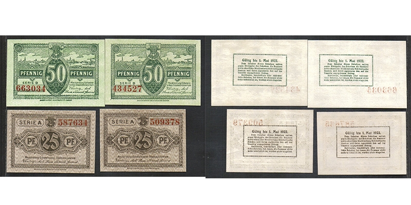 Mecklenburg-Vorpommern Notgeld Schwerin 1922