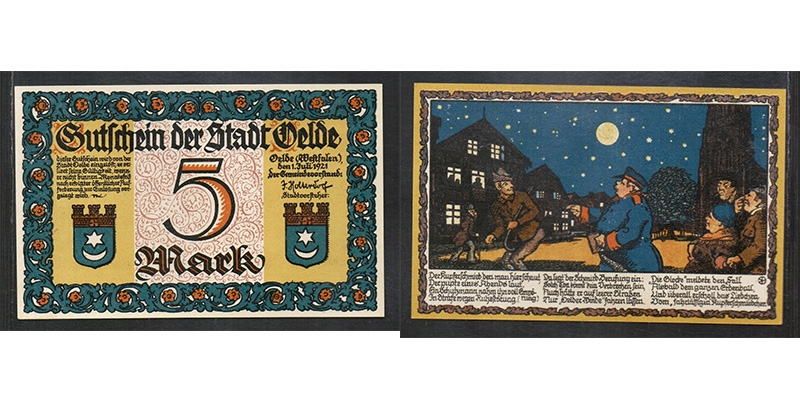 Nordrhein-Westfalen Notgeld Oelde 1921