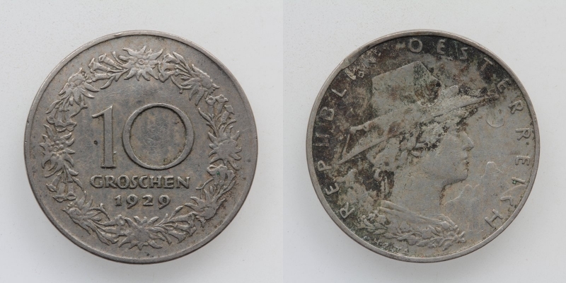 Österreich 1. Republik 10 Groschen 1929