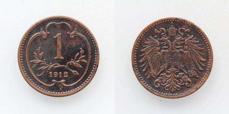 Österreich-Ungarn Franz Joseph I. 1 Heller 1912