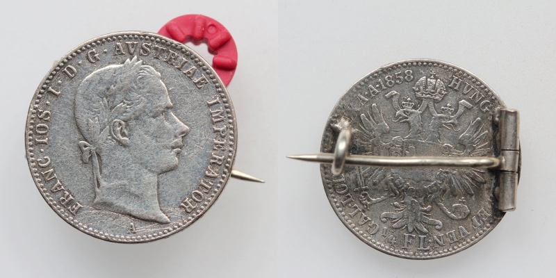 Österreich-Ungarn Franz Joseph I. 1/4 Gulden 1858 A