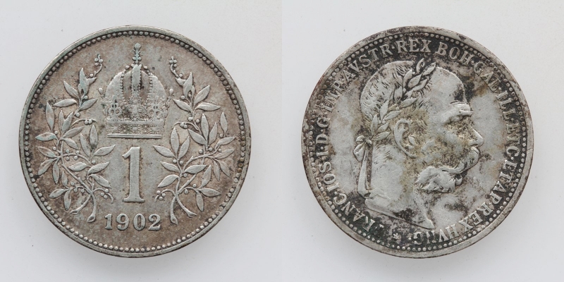 Österreich-Ungarn Franz Joseph I. 1 Krone 1902