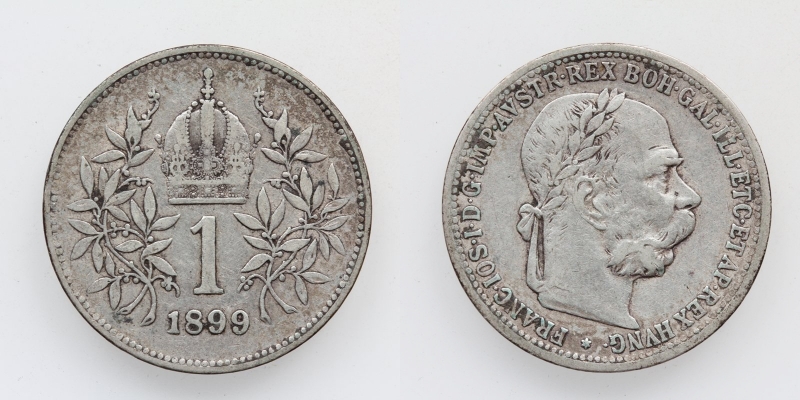 Österreich-Ungarn Franz Joseph I. 1 Krone 1899