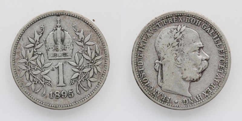 Österreich-Ungarn Franz Joseph I. 1 Krone 1895