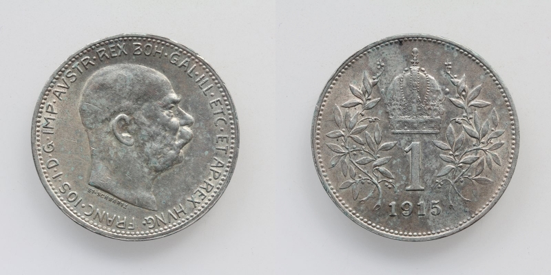 Österreich-Ungarn Franz Joseph I. 1 Krone 1915