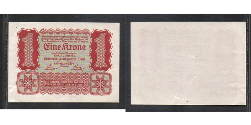 Österreich-Ungarn 1 Krone 1922