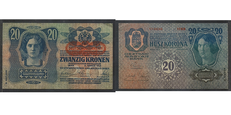 Österreich-Ungarn 20 Kronen 1913