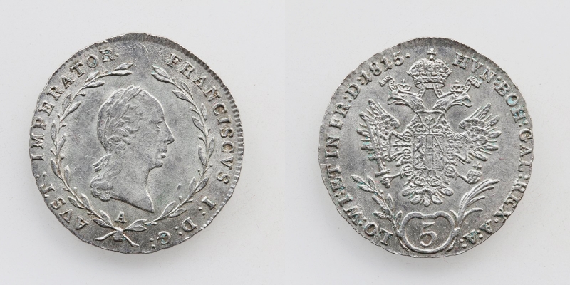 Franz II.(I.) 5 Kreuzer 1815 A Wien