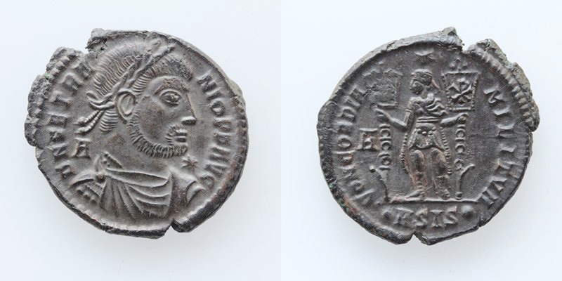 Vetranio (350 n.Chr.) Follis Siscia R!