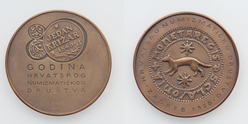 Kroatien AE-Medaille 80 Jahre HND 2009 Zagreb