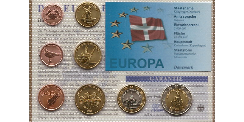 Dänemark BTN Die Euro-Proben-Satz 2006