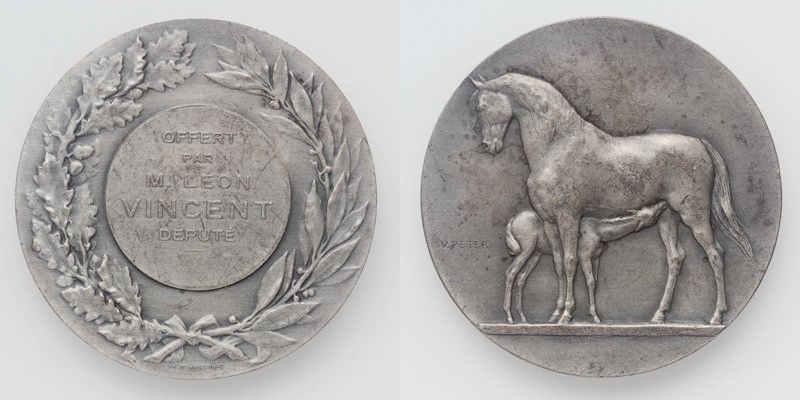 Frankreich AE-Medaille o.J. (ca. 1930) Paris Pferd