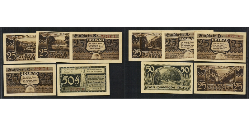 Sachsen-Anhalt Notgeld Bad Suderode-Harz 1921