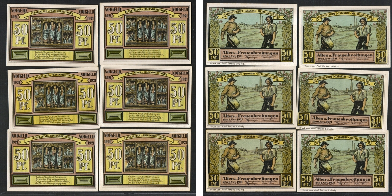 Notgeld Altenbreitungen Alten-und Frauenbreitungen 1921