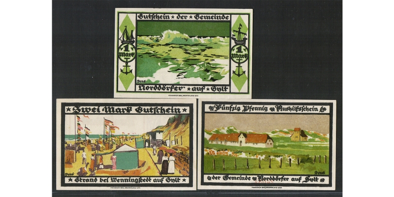 Schleswig-Holstein Notgeld Norddörfer 1921