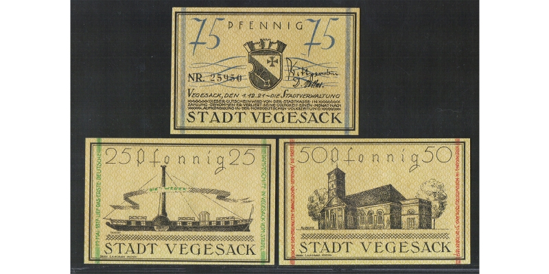 Niedersachsen Notgeld Vegesack 1921