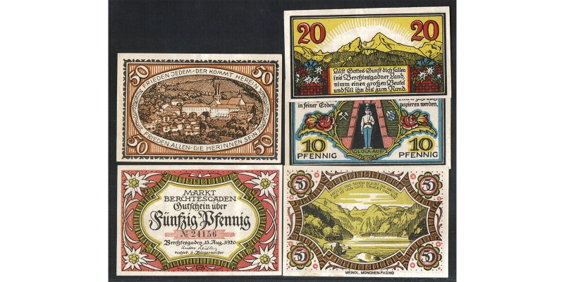 Bayern Notgeld Markt Berchtesgaden 1920