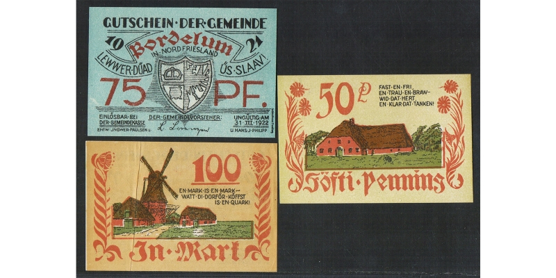 Schleswig-Holstein Notgeld Bordelum 1921