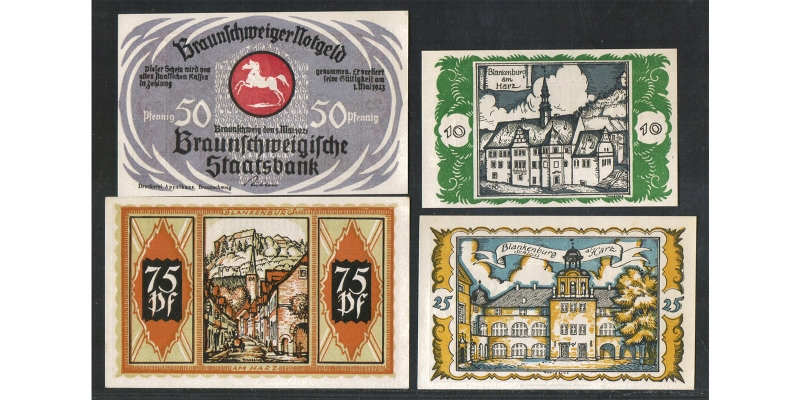 Niedersachsen Notgeld Braunschweig 1921