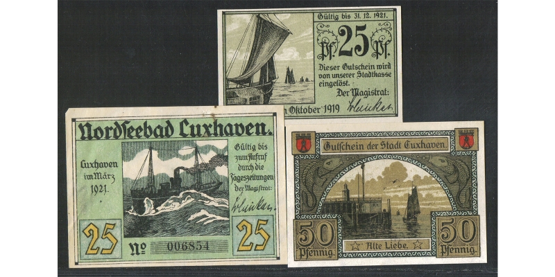 Niedersachsen Notgeld Cuxhaven 1919