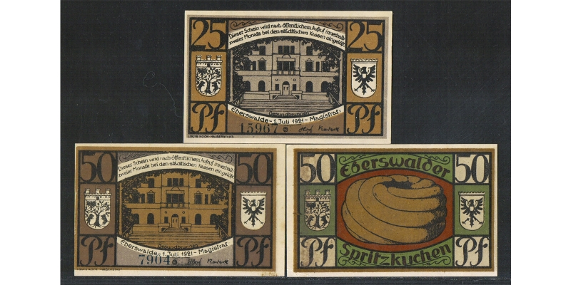 Brandenburg Notgeld Eberswalde 1921