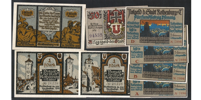 Bayern Notgeld Rothenburg 1921