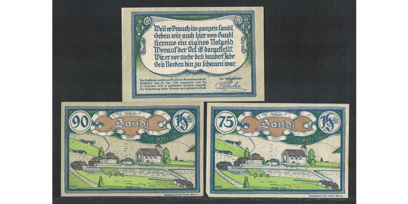 OÖ Notgeld Gemeinde Sandl 1920