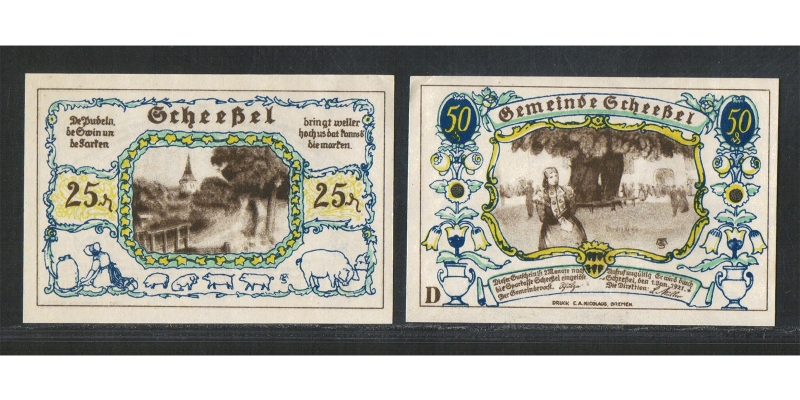 Niedersachen Notgeld Scheeßel 1921