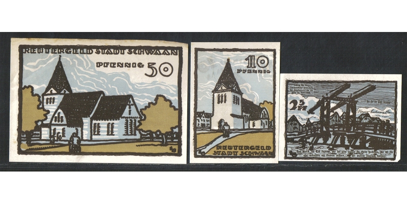 Mecklenburg-Vorpommern Reutergeld Schwaan o.D. 1922