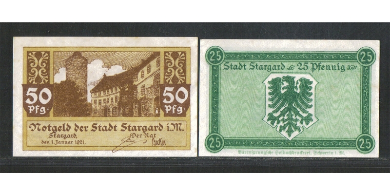 Mecklenburg-Vorpommern Notgeld Stargard 1921