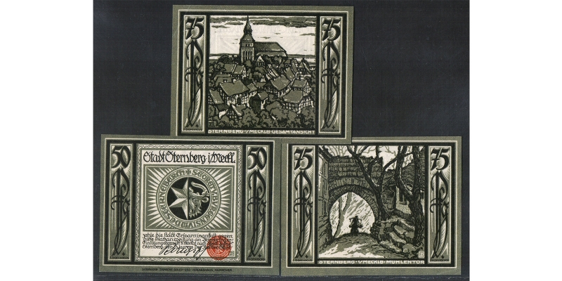 Mecklenburg-Vorpommern Notgeld Sternberg 1922