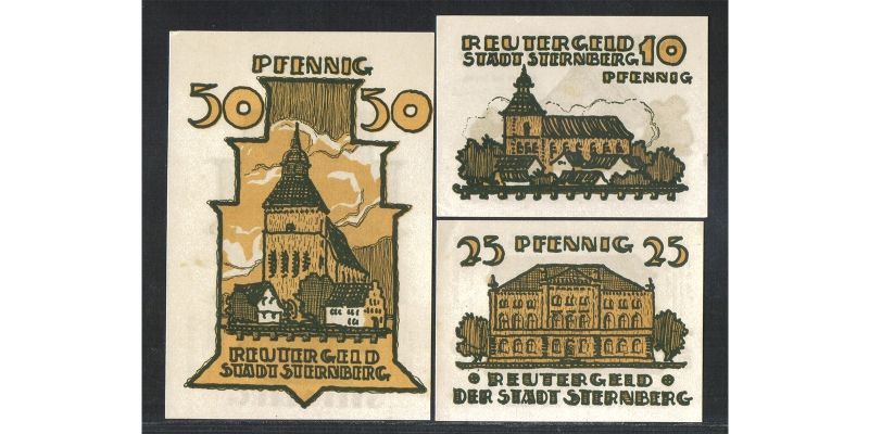 Mecklenburg-Vorpommern Reutergeld Sternberg o.D. 1922