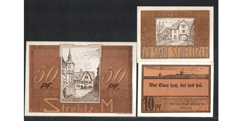 Mecklenburg-Vorpommern Reutergeld Strelitz o.D. 1922