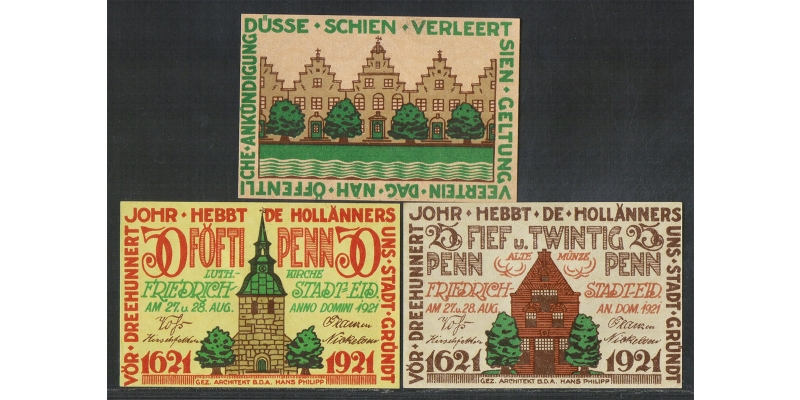 Schleswig-Holstein Notgeld Friedrichstadt 1921