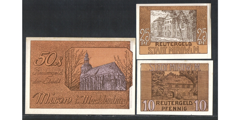 Mecklenburg-Vorpommern Reutergeld Mirow o.D. 1922