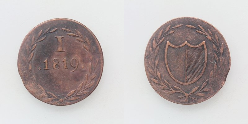 Frankfurt Pfennig Token 1819