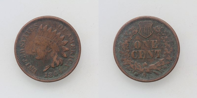 USA One Cent 1864