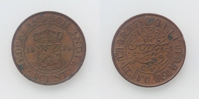 Niederlande Indien 1 Cent 1914 Utrecht