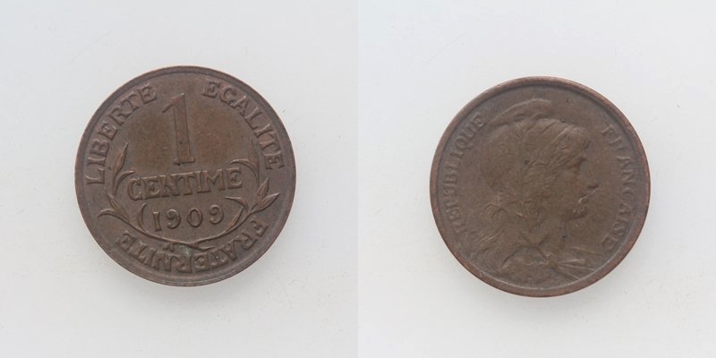 Frankreich 1 Centime 1909 Paris