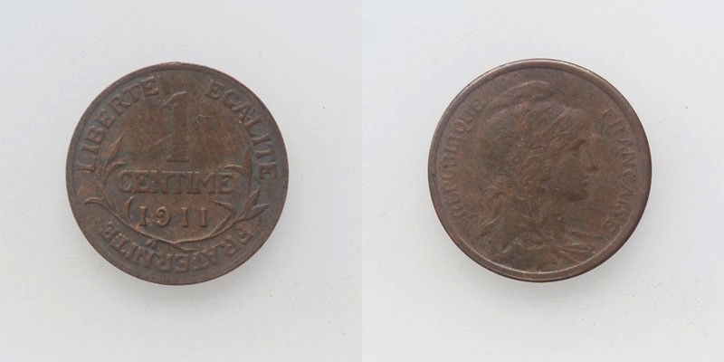 Frankreich 1 Centime 1911 Paris