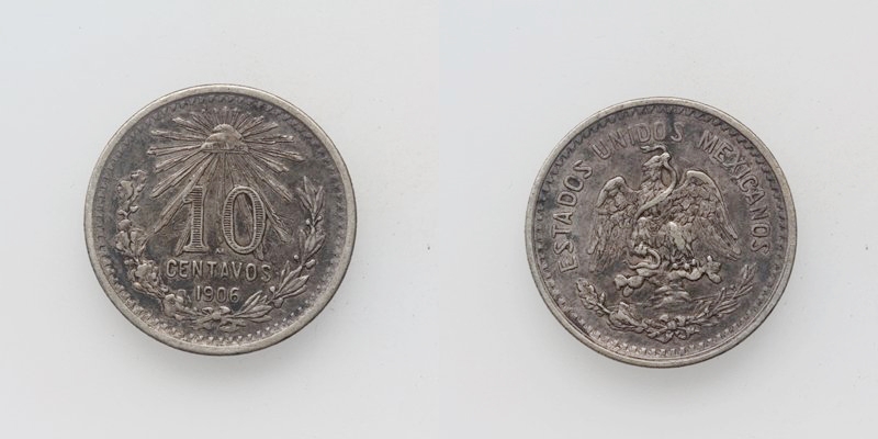 Mexiko 10 Centavos 1906