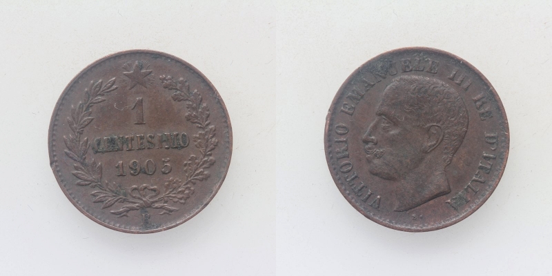 Italien Vittorio Emanuele III. 1 Centesimo 1905 R