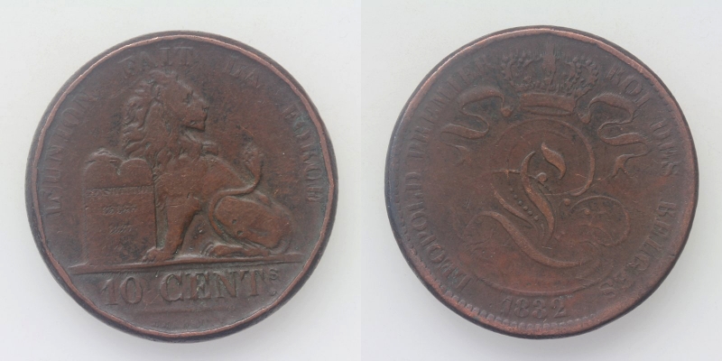 Belgien 10 Cent 1832