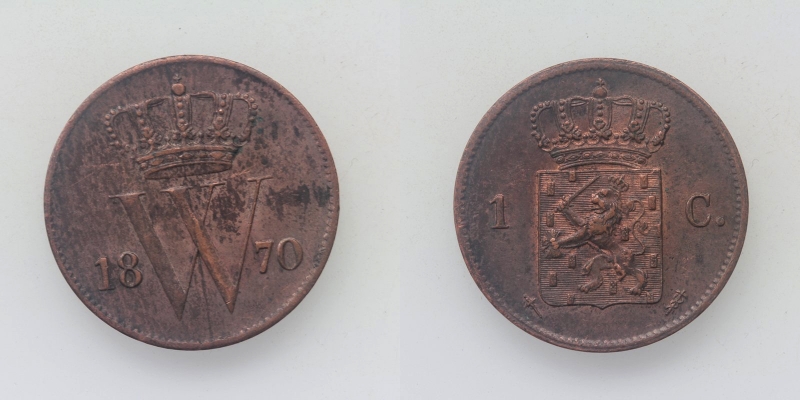 Niederlande Willem III. 1 Cent 1870