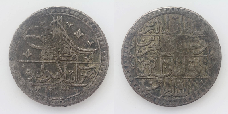 Türkei Selim III. Yuzluk (2 1/2 Kurush) 1203 AH (1789)