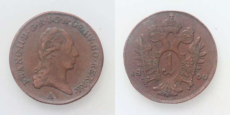 Franz II.(I.) 1 Kreuzer 1800 A Wien