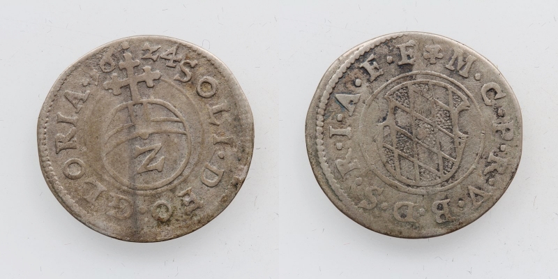 Bayern Maximilian I. 2 Kreuzer (1/2 Batzen) 1624