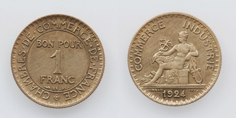 Frankreich 1 Franc 1924