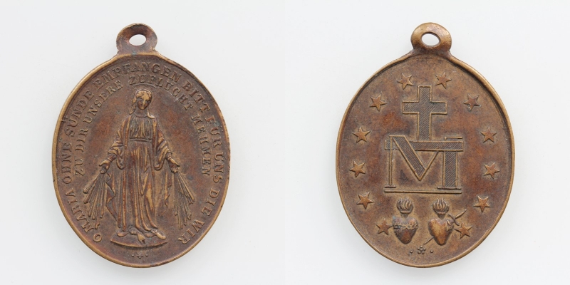 Religiöse AE-Medaille Hl. Maria o.J. (ca. 1850-1900)